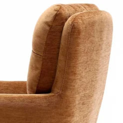 Drehbarer Esstischsessel in Ockergelb - Karin (2er Set)