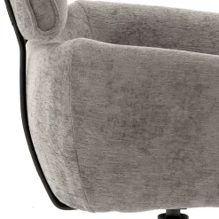 Drehbarer Esstischstuhl in Taupe - Linette (2er Set)