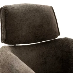 Drehbarer Küchenstuhl mit Armlehnen - Ishi (2er Set)