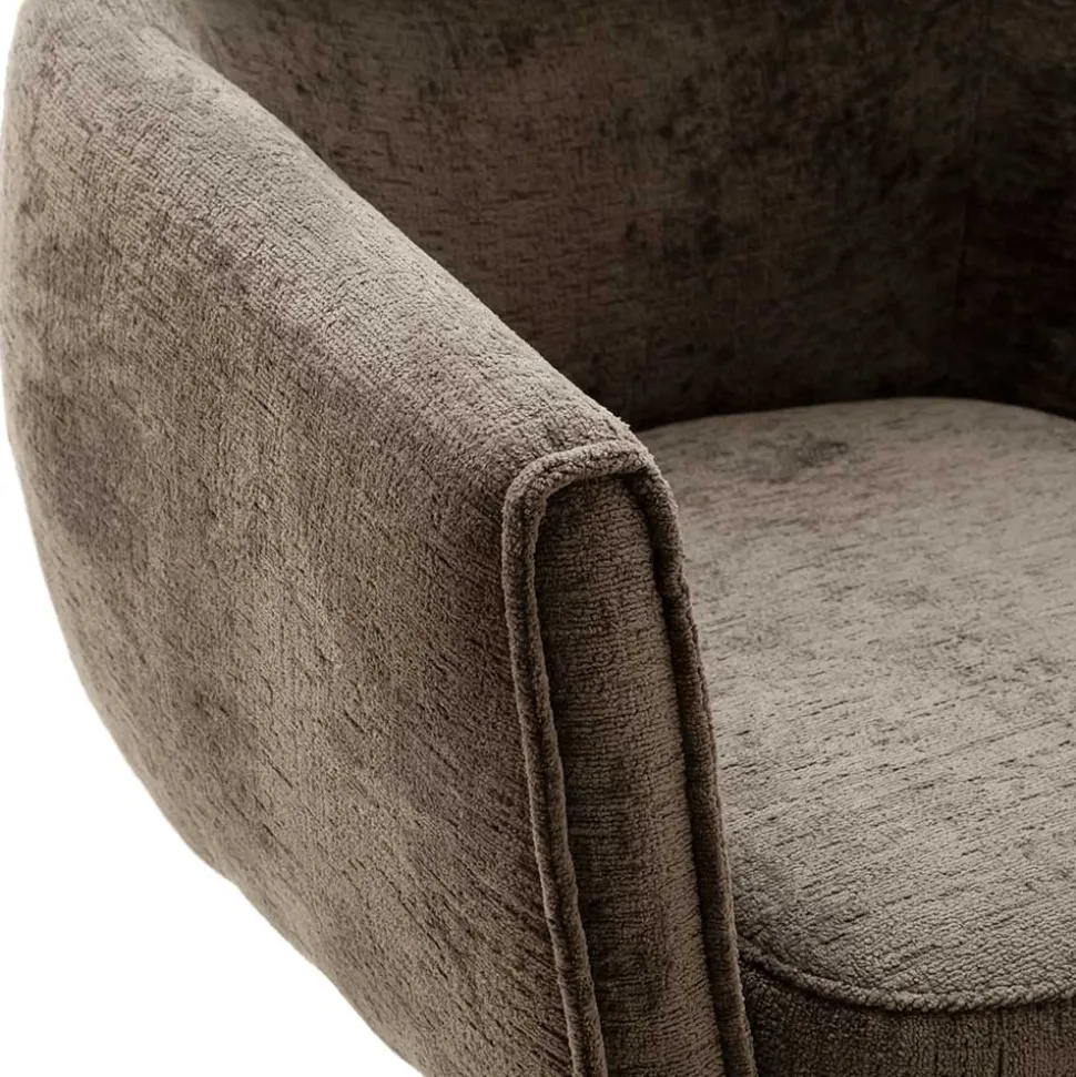 Drehbarer Küchenstuhl mit Armlehnen - Ishi (2er Set)