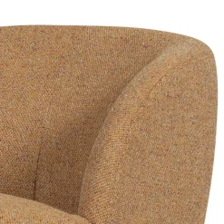 Drehbarer Polstersessel in Currygelb meliert - Waltma