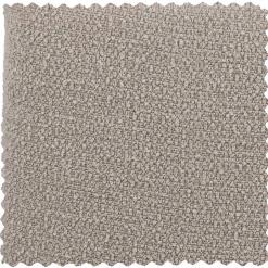 Drehbarer Polsterstuhl aus Boucle Stoff in Beige - Magan