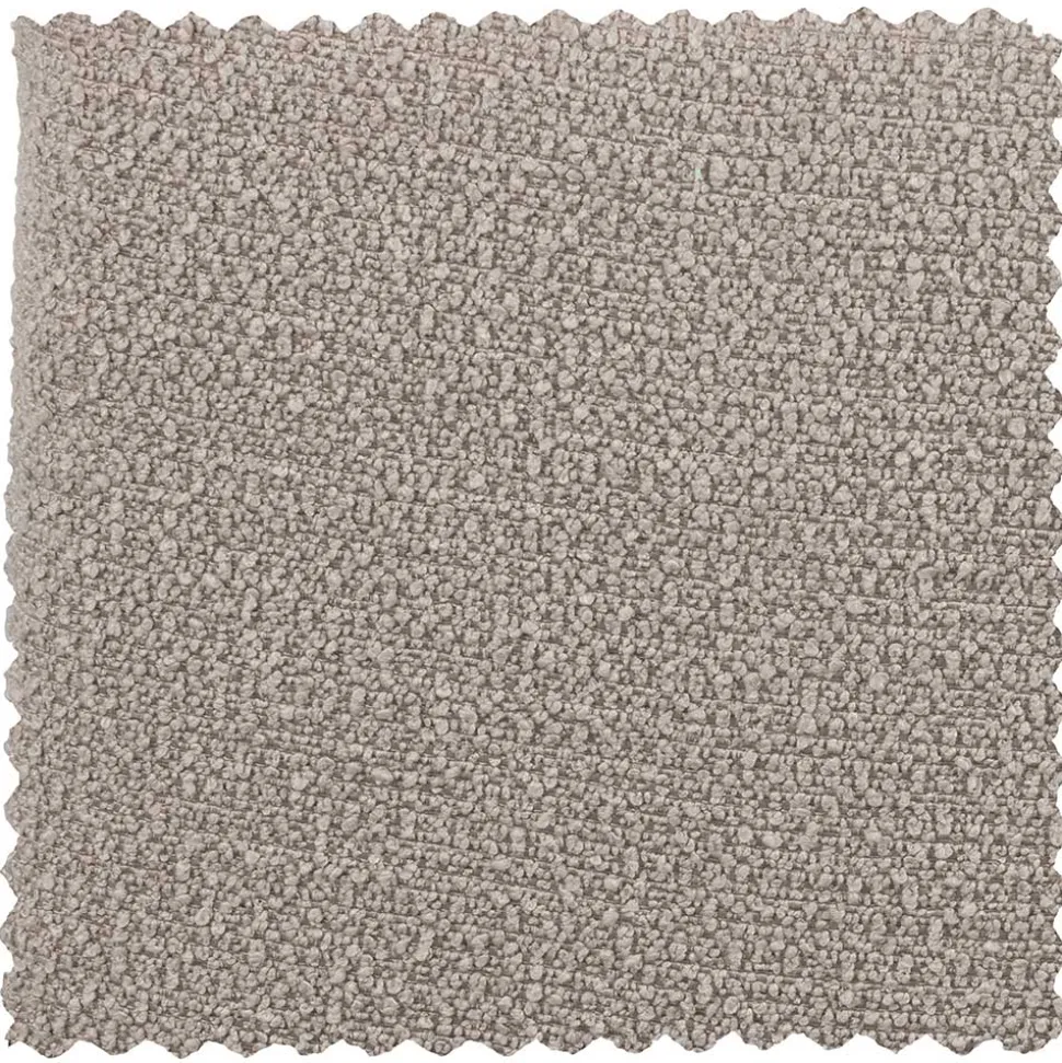Drehbarer Polsterstuhl aus Boucle Stoff in Beige - Magan