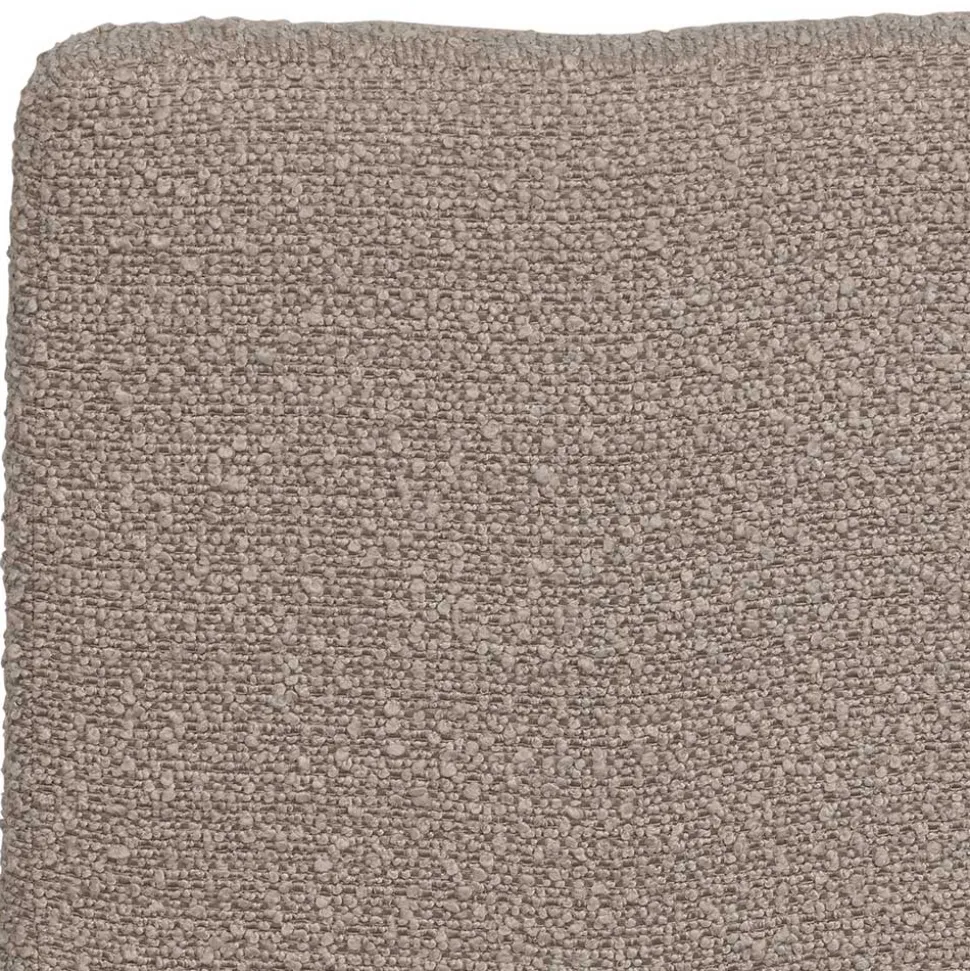 Drehbarer Polsterstuhl aus Boucle Stoff in Beige - Magan