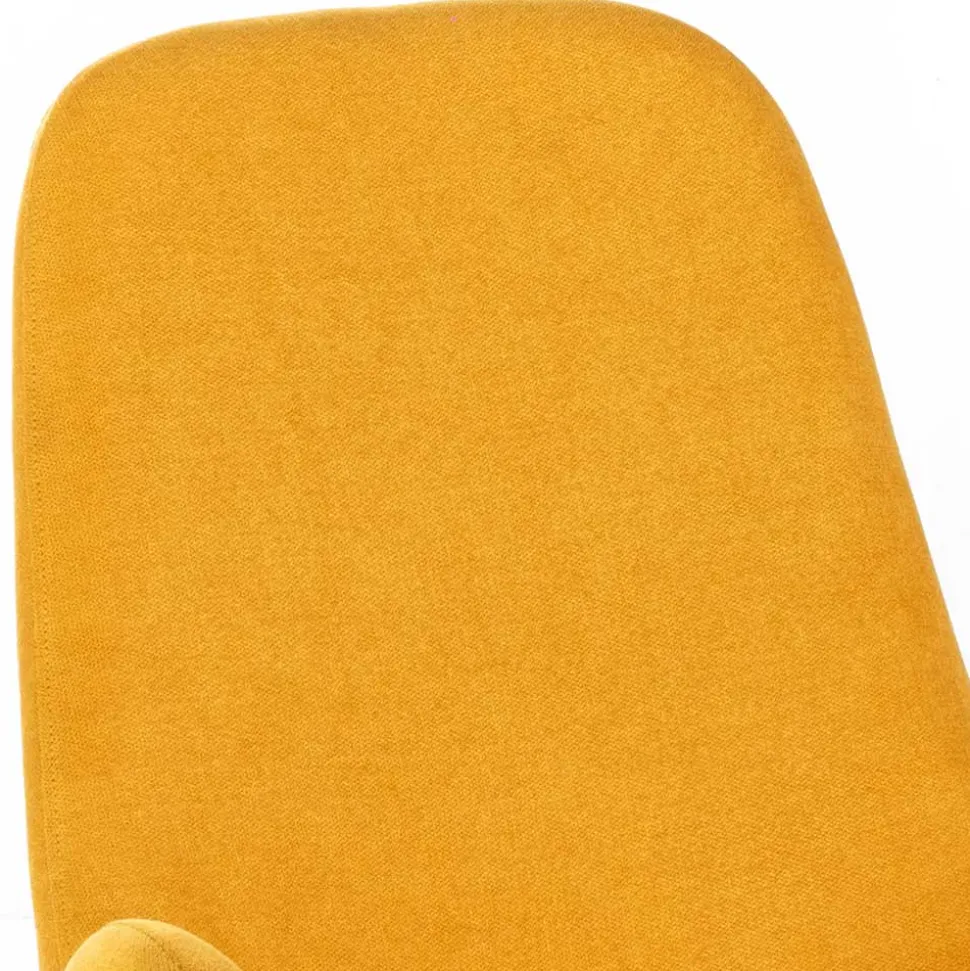 Drehbarer Retrosessel in Gelb - Phantom