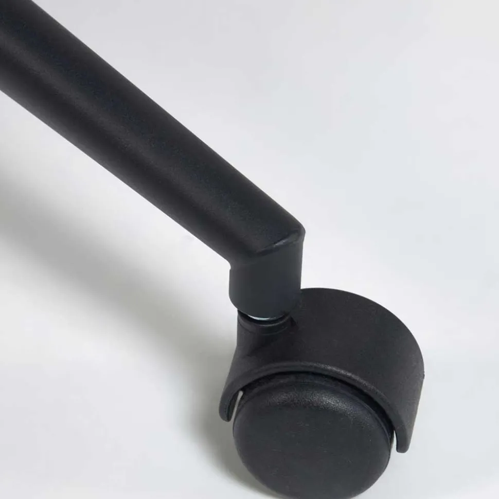 Drehbarer Schreibtischstuhl mit Armlehnen in Grau - Vindo