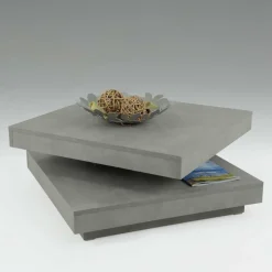Drehbarer Sofatisch in Beton Optik - California