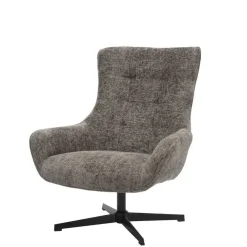 Drehbarer Wohnzimmersessel in Dunkelgrau - Grandio