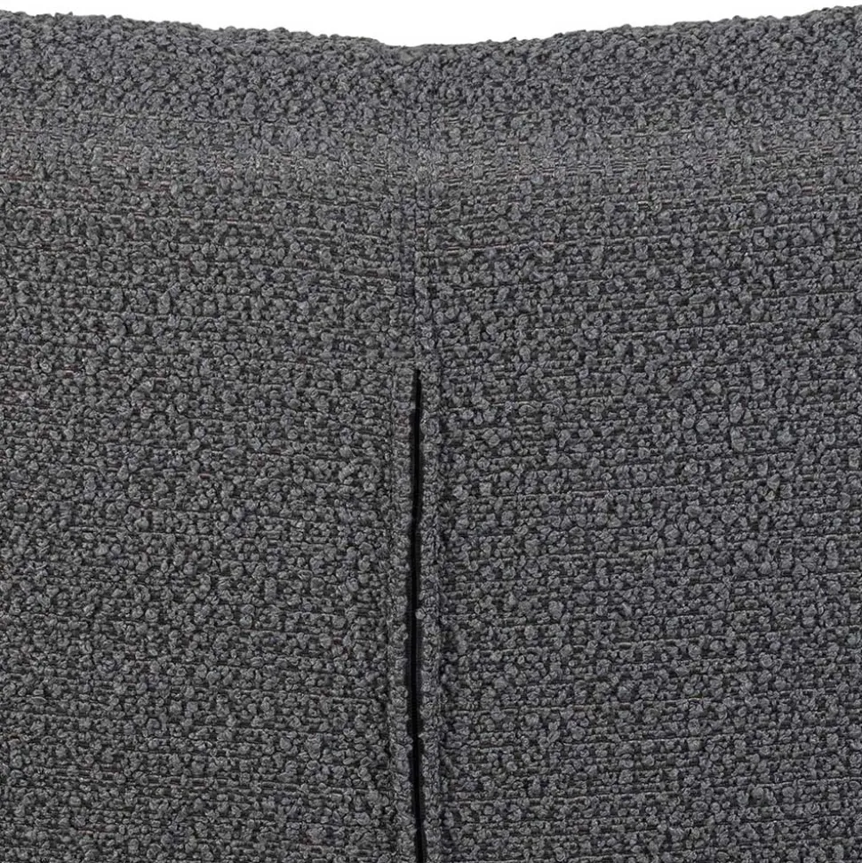 Drehsessel ohne Armlehnen in Anthrazit Boucle - Matresca