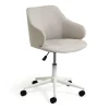 Drehstuhl in Hellgrau Strukturstoff - Spint