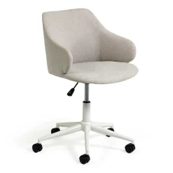 Drehstuhl in Hellgrau Strukturstoff - Spint