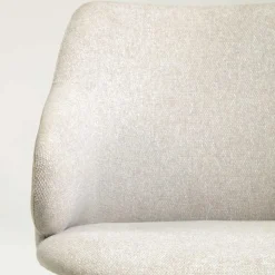 Drehstuhl in Hellgrau Strukturstoff - Spint