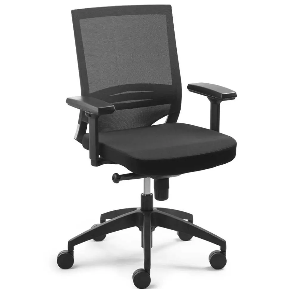 Drehstuhl Kansas mit Netzrücken