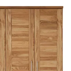 Drehtüren Kleiderschrank Cranos aus Wildeiche Massivholz