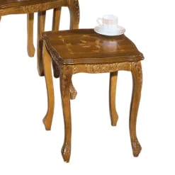 Drei Beistelltische mit Intarsien Magari italienisches Design (dreiteilig)