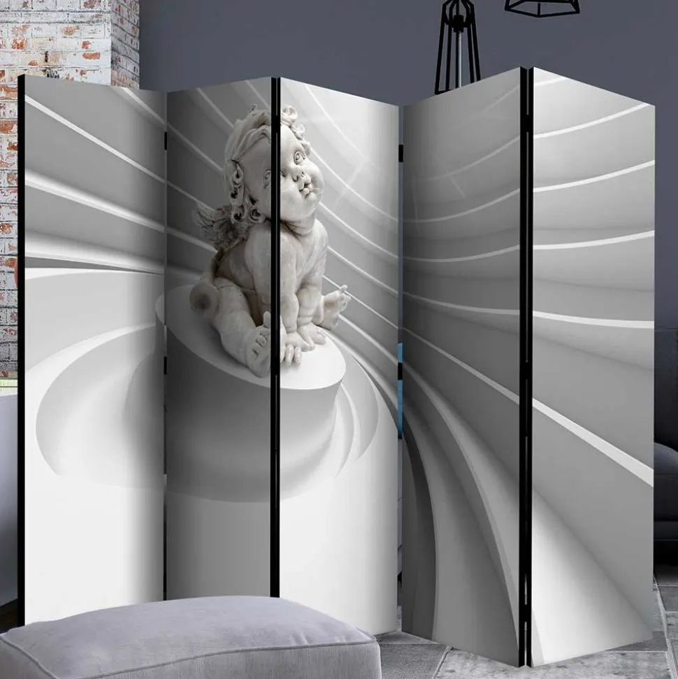 Druckmotiv Paravent mit Putte Engel Motiv - Cisada