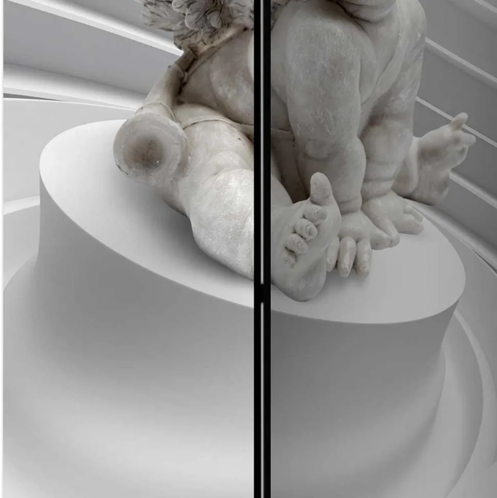 Druckmotiv Paravent mit Putte Engel Motiv - Cisada