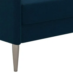 Dunkelblaues Sofa mit drei Sitzplätzen - Agadi