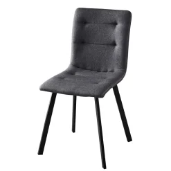 Dunkelgraue Essstühle in Modern - Nicoleta (2er Set)