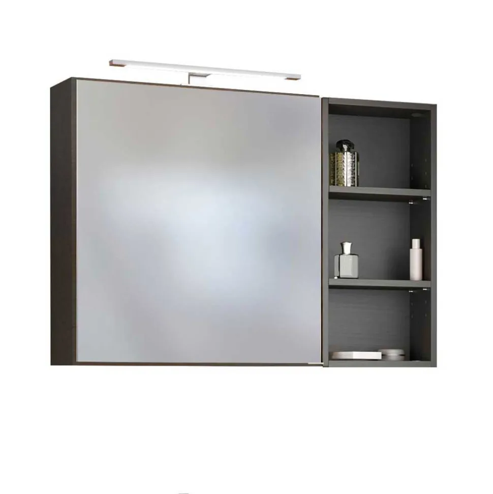 Dunkelgrauer Waschplatz hängend - Estregos II (dreiteilig)