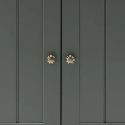 Dunkelgrüne Country Möbel Set - Niestov (vierteilig)