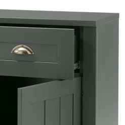 Dunkelgrüne Country Möbel Set - Niestov (vierteilig)