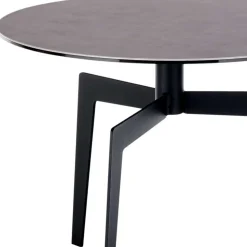 Dunkler Couchtisch mit Dreifußgestell - Deway