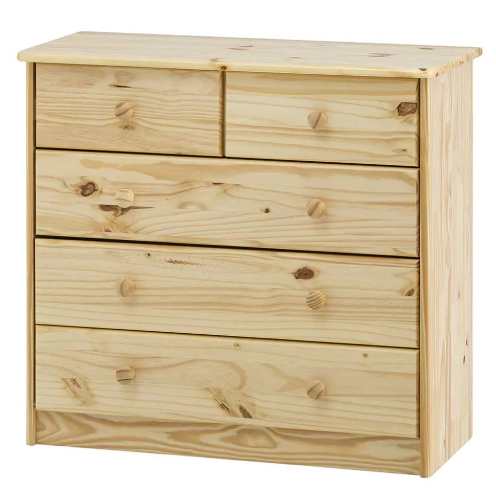 Echtholz Kommode aus Kiefer Massivholz - Eildon