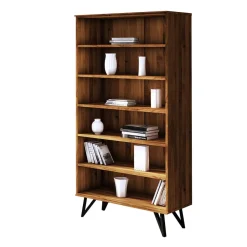 Echtholz Regal aus Wildeiche Massivholz - Mandirov