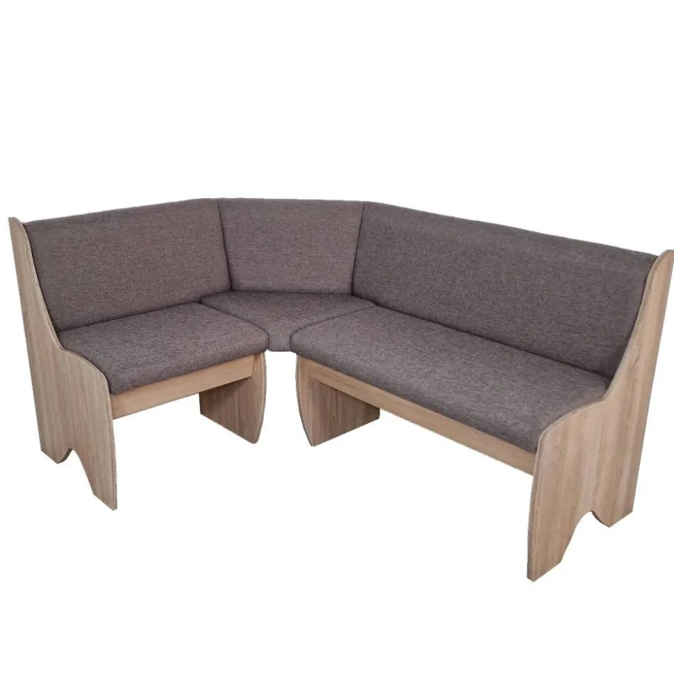 Eckbank Gruppe in Braun - Yochana (vierteilig)