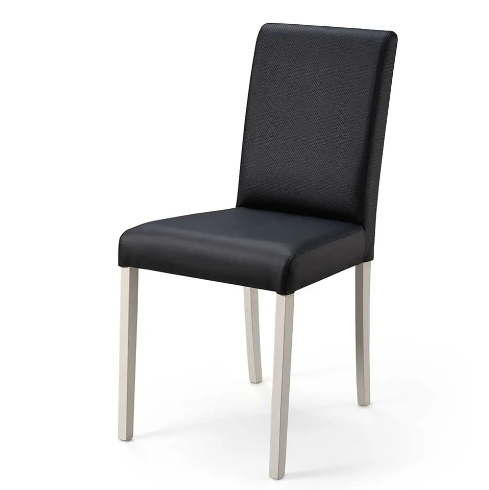 Eckbank Gruppe in Schwarz Weiß - Enevo (vierteilig)