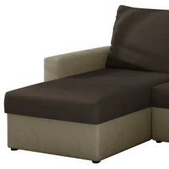 Eckbettsofa in Braun und Beige - Rodaris
