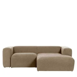 Eckcouch Sofalandschaft in Beige Chenille - Ruhnau