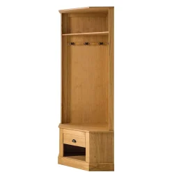 Eckgarderobe in Kiefer Natur - Kumico