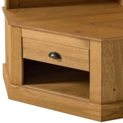 Eckgarderobe in Kiefer Natur - Kumico