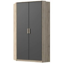 Eckkleiderschrank in Eiche San Remo - Jilamenda