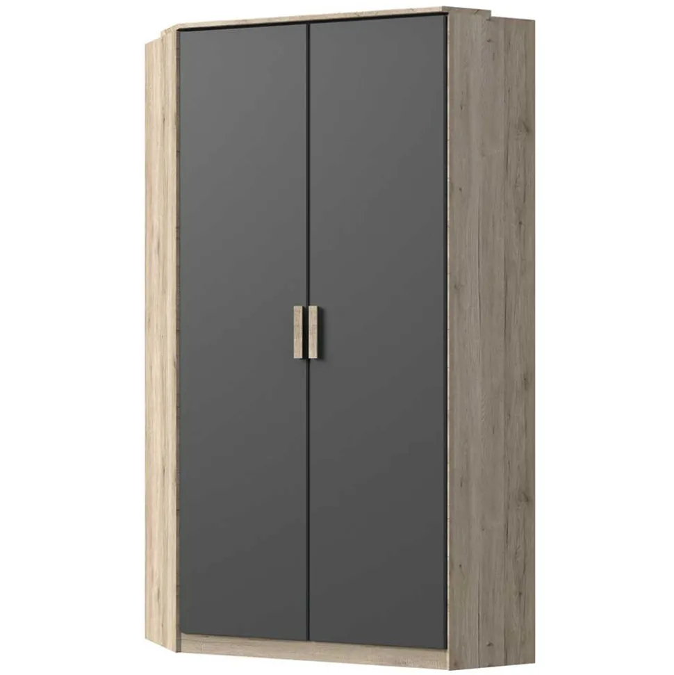 Eckkleiderschrank in Eiche San Remo - Jilamenda