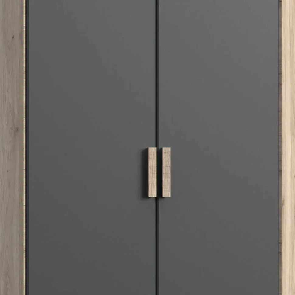 Eckkleiderschrank in Eiche San Remo - Jilamenda