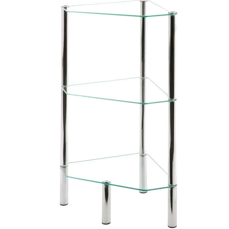 Eckregal Janica aus Glas