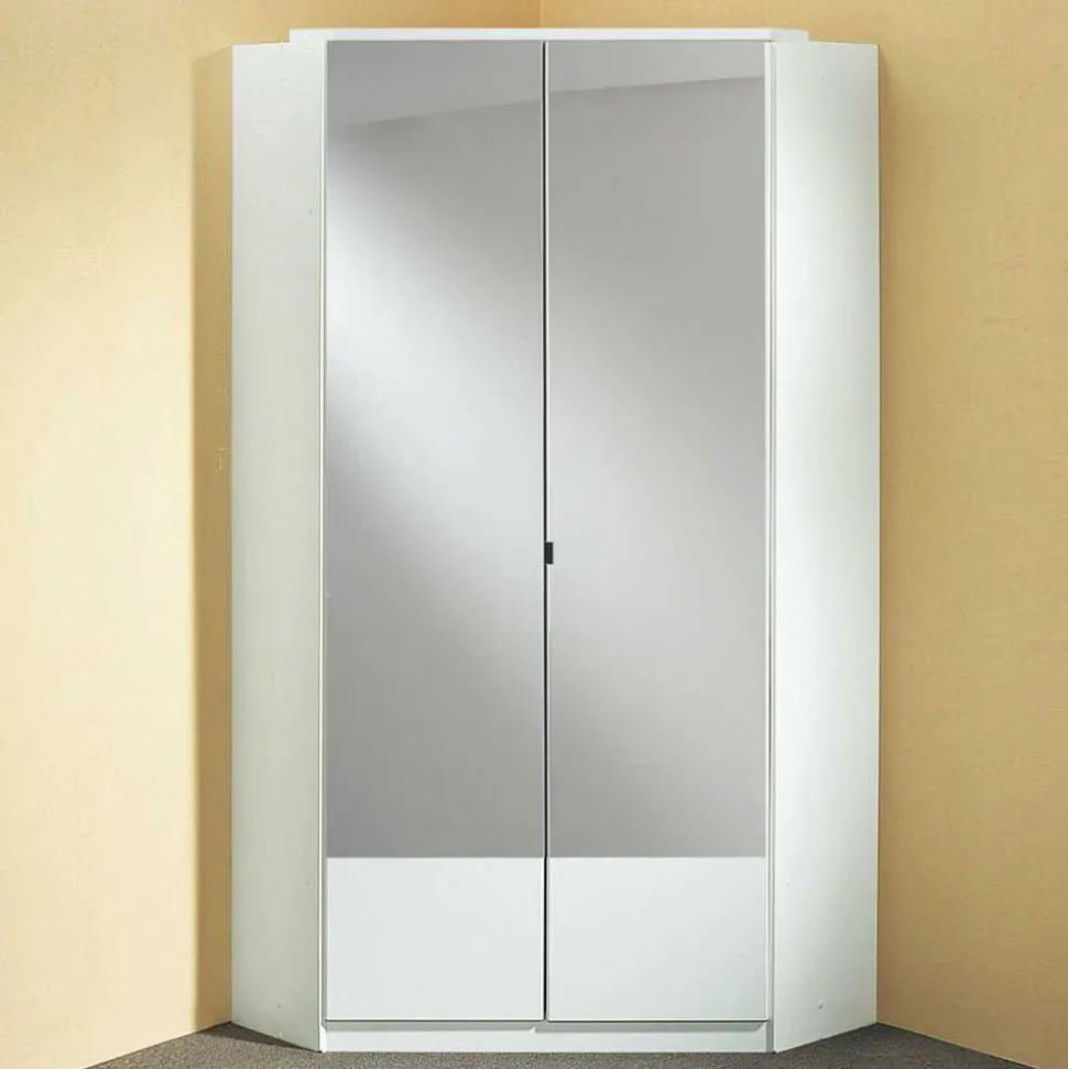 Eckschrank Mellevos in Weiß