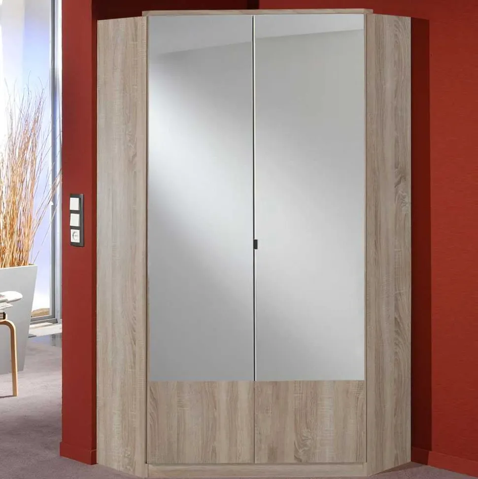 Eckschrank Rommino in Eiche Sägerau