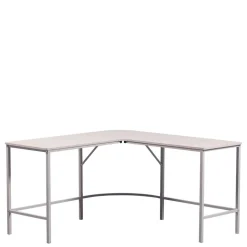 Eckschreibtisch in Hellgrau - Barossio