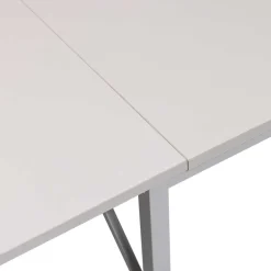 Eckschreibtisch in Hellgrau - Barossio