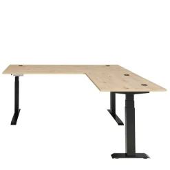 Eckschreibtisch mit T Gestell - Kuetra