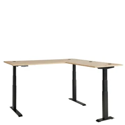 Eckschreibtisch mit T Gestell - Kuetra