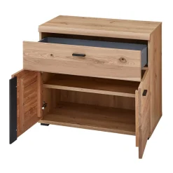 Eckschreibtisch teilmassiv - Emly