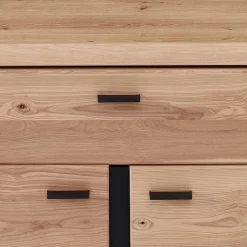 Eckschreibtisch teilmassiv - Emly