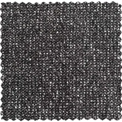 Ecksofa in Schwarzgrau Chenille - Barat