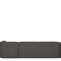Ecksofa in Schwarzgrau Chenille - Barat
