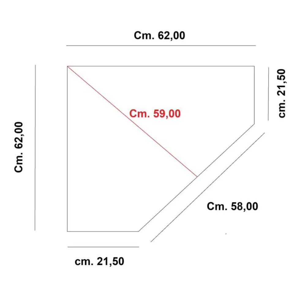 Eckvitrine in Antikweiß - Annot